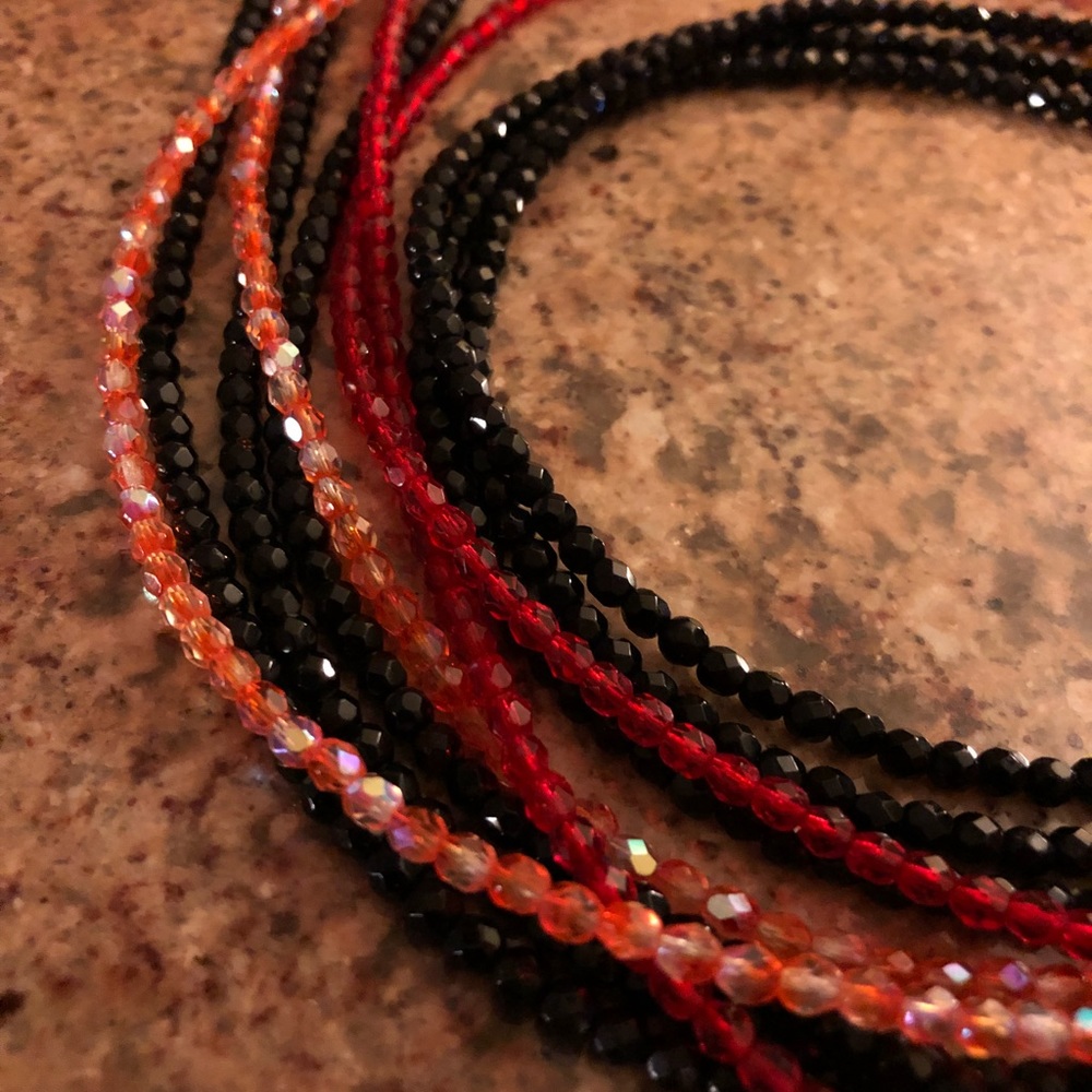 💕👀💕SALE💕👀💕Czech Glass Convertible Necklace - Picture 8 of 8